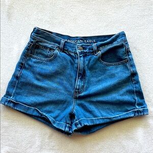 American Eagle Outfitters Women's Classic Blue Jean Shorts
